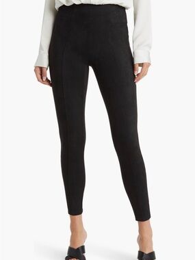SPANX Black High-Waist Ponte Ponté Leggings